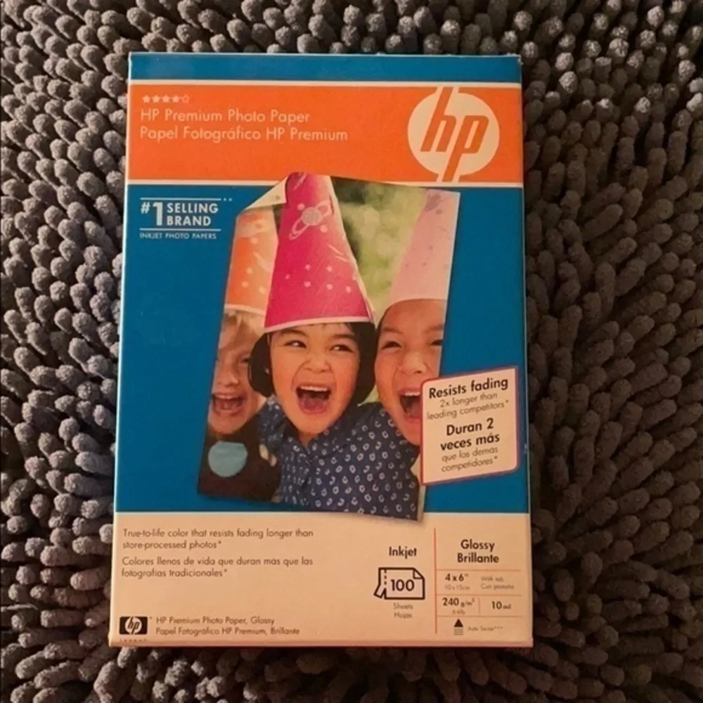 HP Premium Photo Printer Picture Paper NEW 100 sheets